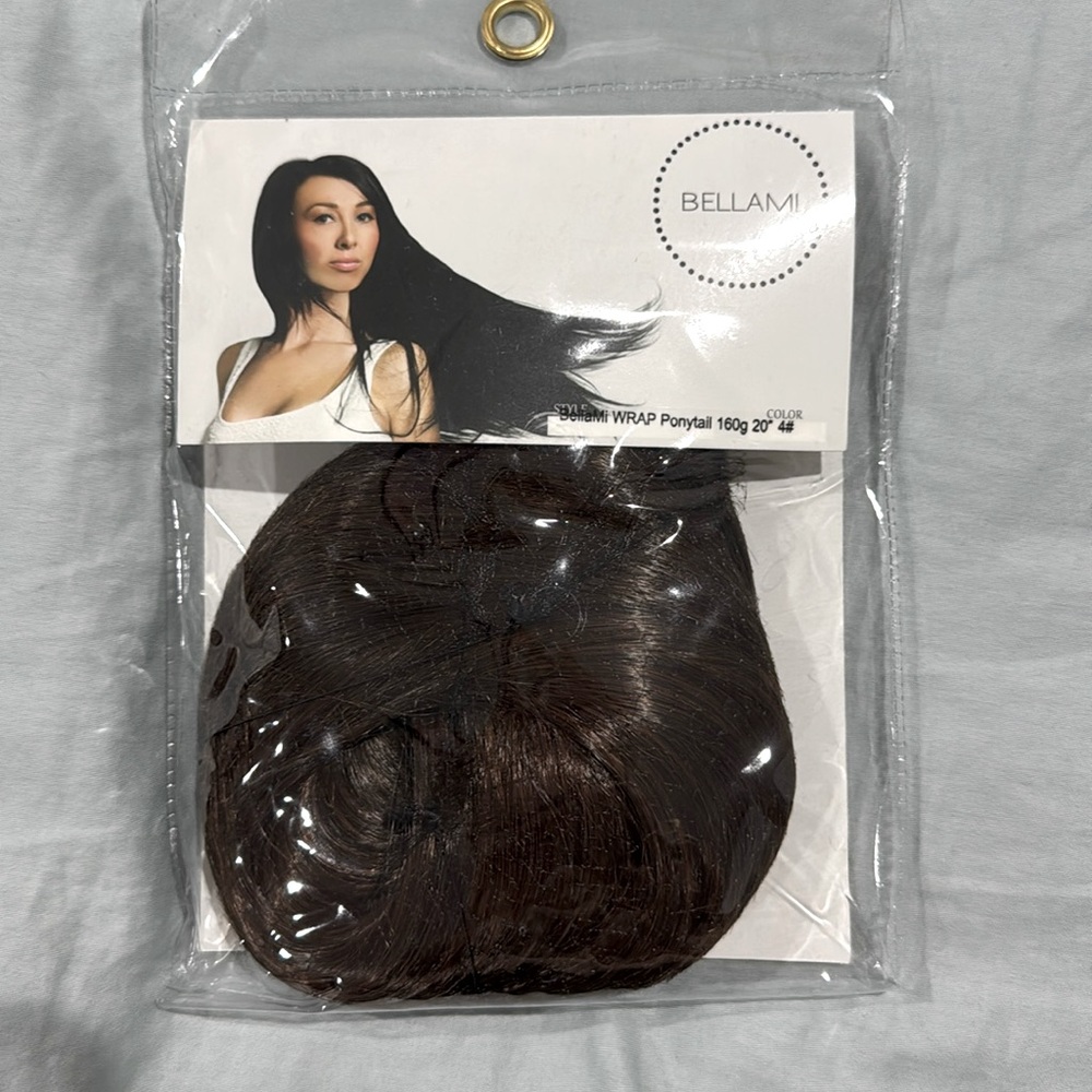 Bellami ponytail wrap chocolate brown